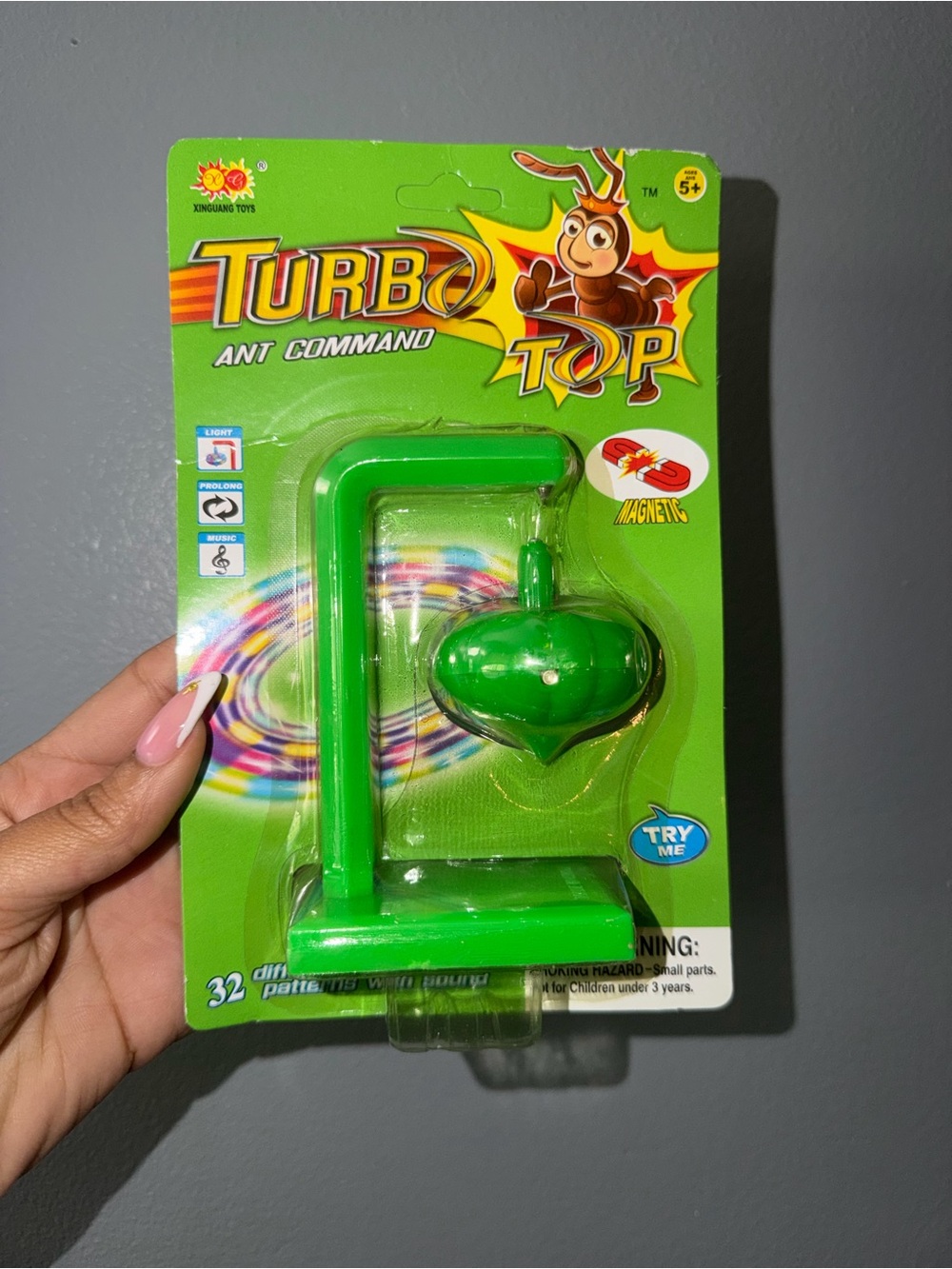 Ant Command Magnetic Spinning Top- Choose 1